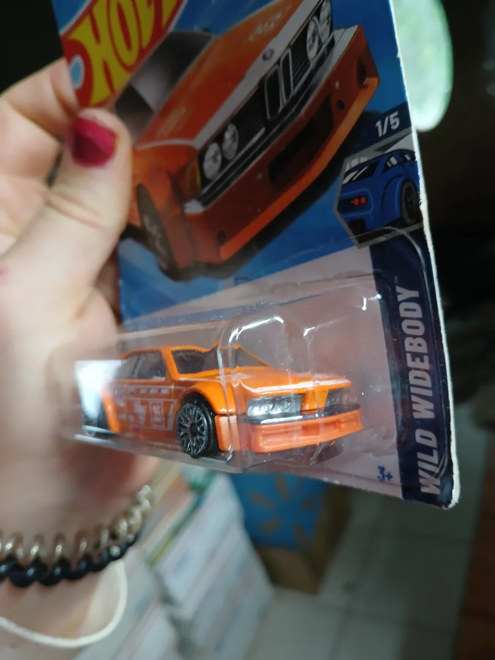 vibrant orange Hot Wheels Wild Widebody BMW 635 CSi from the 2025 mainline serie